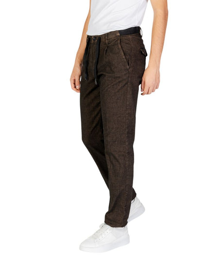 Hamaki-Ho Brown Cotton Casual Pants