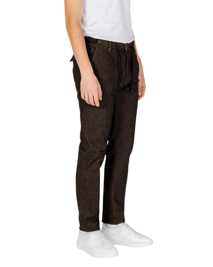 Hamaki-Ho Brown Cotton Casual Pants