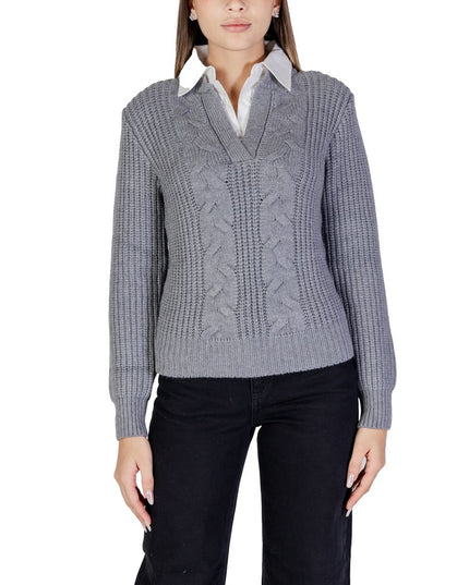 Morgan De Toi Gray Viscose Sweater