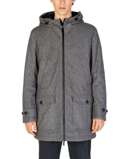 Hamaki-Ho Gray Polyester Coat