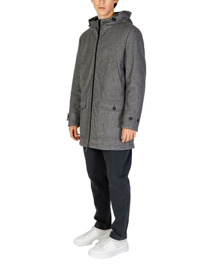 Hamaki-Ho Gray Polyester Coat