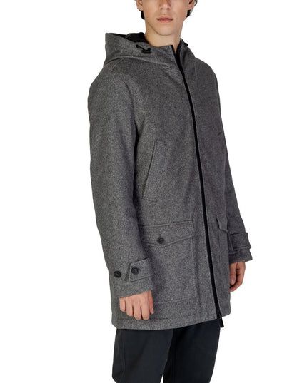 Hamaki-Ho Gray Polyester Coat