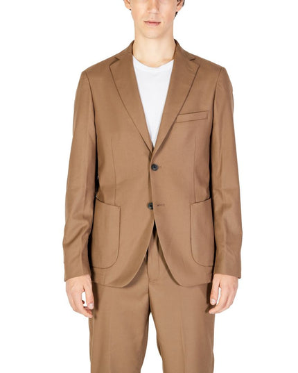 Hamaki-Ho Beige Polyester Blazer