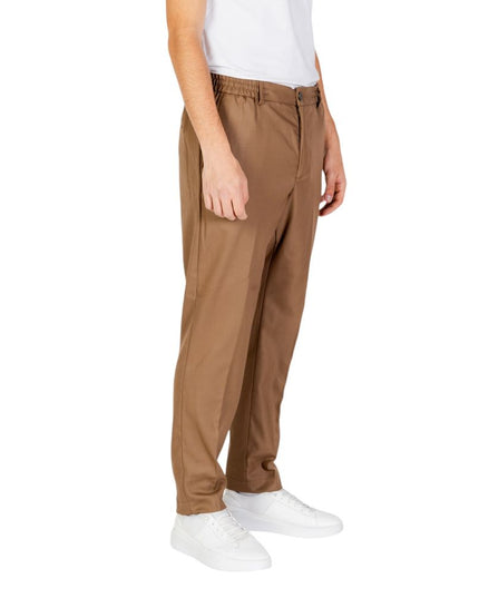 Hamaki-Ho Beige Polyester Casual Pants