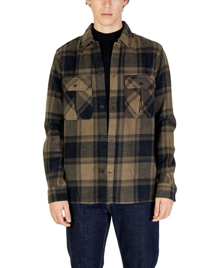 Only & Sons Green Cotton Jackets And Coat