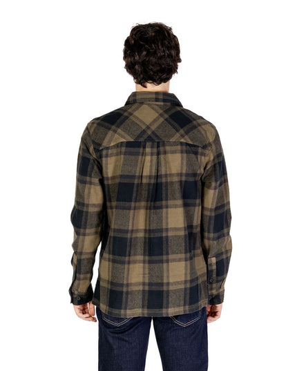 Only & Sons Green Cotton Jackets And Coat