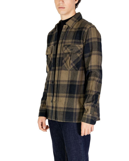 Only & Sons Green Cotton Jackets And Coat