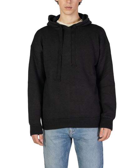 Underclub Black Cotton Sweatshirt