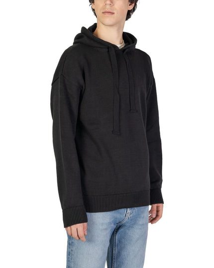 Underclub Black Cotton Sweatshirt