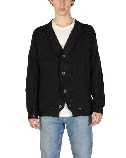 Underclub Black Cotton Cardigan