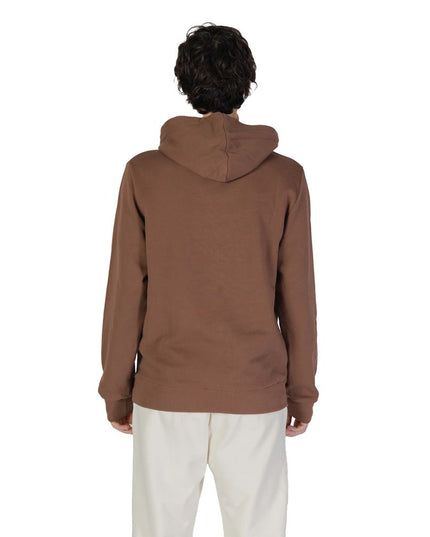 Underclub Brown Cotton Hoodie