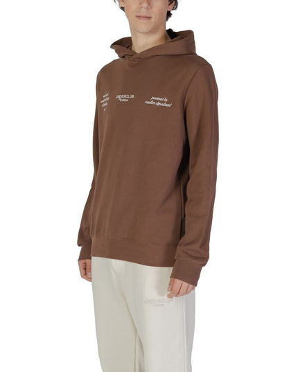 Underclub Brown Cotton Hoodie
