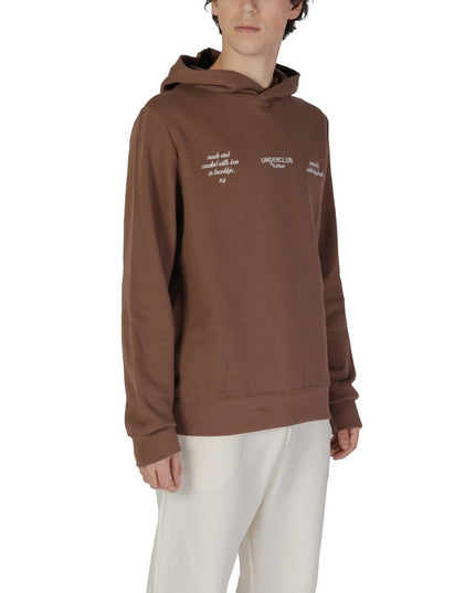 Underclub Brown Cotton Hoodie