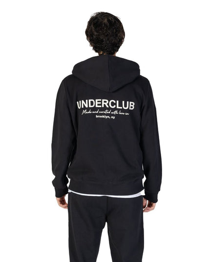 Underclub Black Cotton Hoodie
