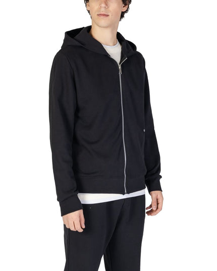 Underclub Black Cotton Hoodie