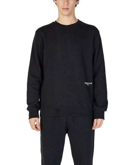Underclub Black Cotton Sweatshirt