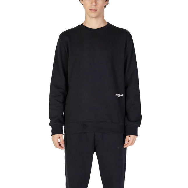 Underclub Black Cotton Sweatshirt