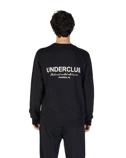 Underclub Black Cotton Sweatshirt
