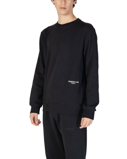 Underclub Black Cotton Sweatshirt