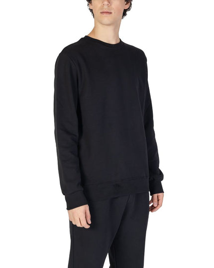 Underclub Black Cotton Sweatshirt