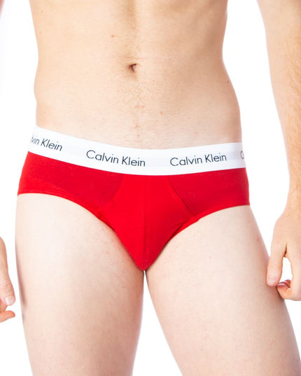 Calvin Klein Underwear Red Cotton Briefs