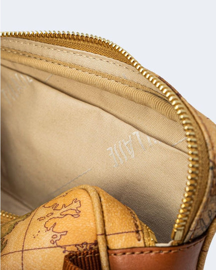 Alviero Martini Prima Classe Beige Leather Belt Bag