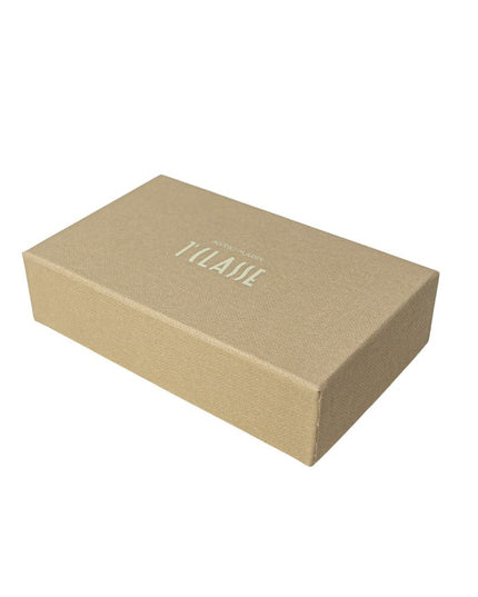 Alviero Martini Prima Classe Beige Leather Keychain