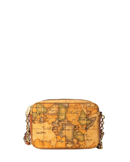 Alviero Martini Prima Classe Beige Cotton Handbag