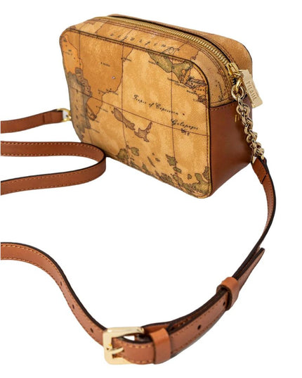 Alviero Martini Prima Classe Beige Cotton Handbag