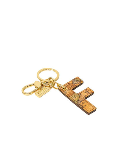 Alviero Martini Prima Classe Beige Polyethylene Keychain