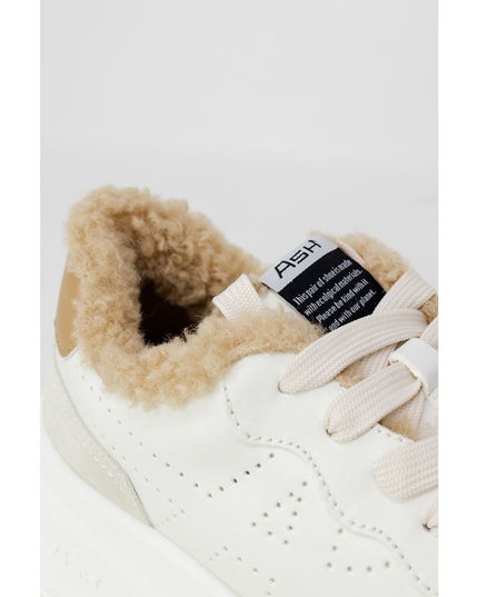 ASH Beige Leather Sneaker