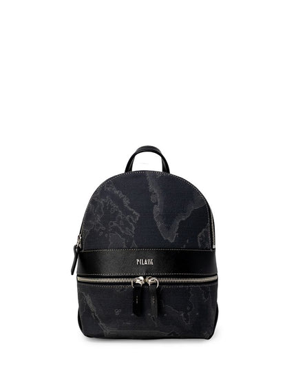 Alviero Martini Prima Classe Black Leather Backpack