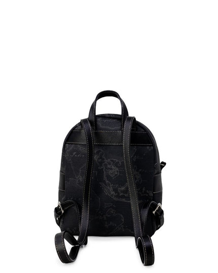 Alviero Martini Prima Classe Black Leather Backpack