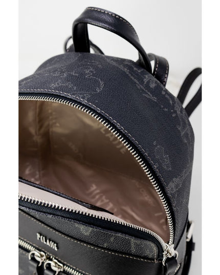 Alviero Martini Prima Classe Black Leather Backpack