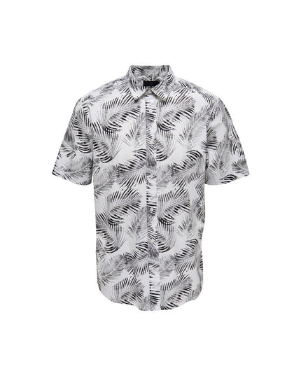 Only & Sons White Cotton Shortsleeve Shirt