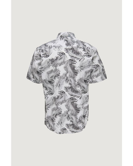 Only & Sons White Cotton Shortsleeve Shirt