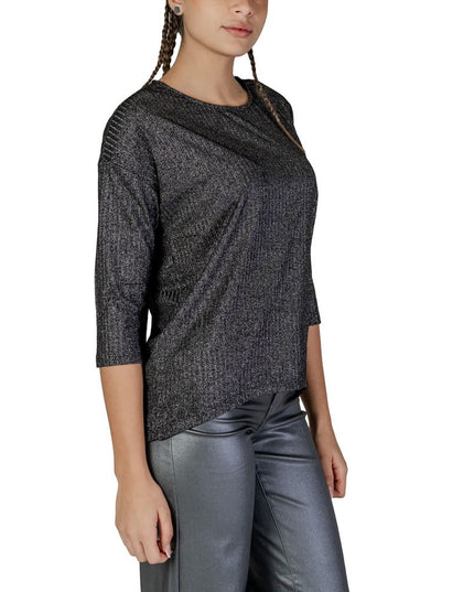 Vero Moda Bicolor Recycled Polyester Long Sleeve T-Shirt