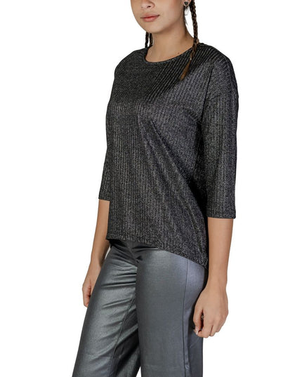 Vero Moda Bicolor Recycled Polyester Long Sleeve T-Shirt