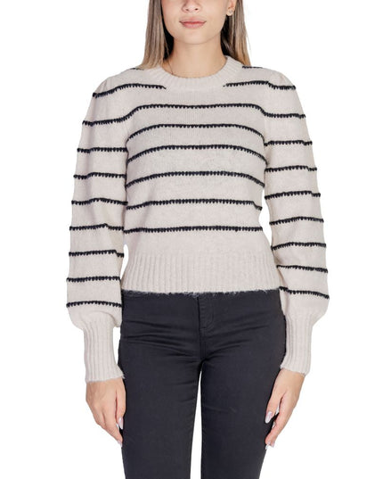 Jacqueline De Yong Gray Polyester Sweatshirt