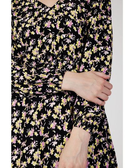 Jacqueline De Yong Black Viscose Short Dress