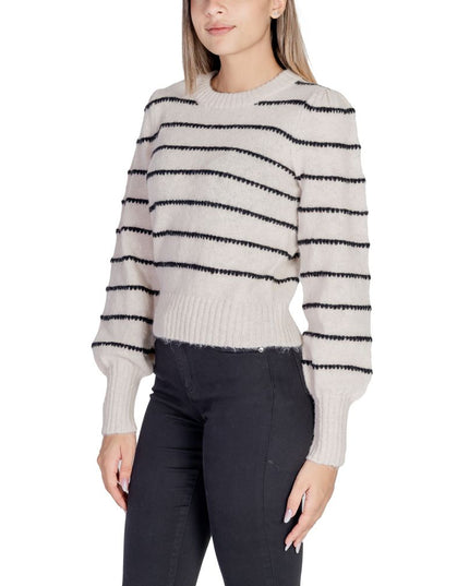 Jacqueline De Yong Gray Polyester Sweatshirt