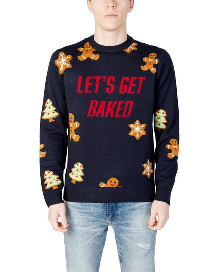 Only & Sons Blue Marabou Sweatshirt
