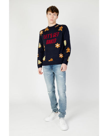 Only & Sons Blue Marabou Sweatshirt
