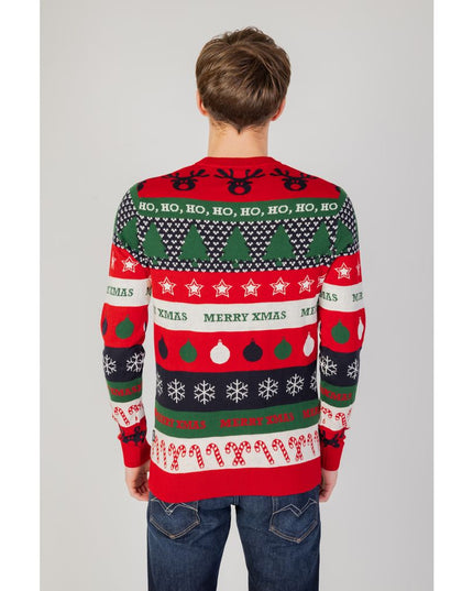 Only & Sons Red Cotton Sweatshirt