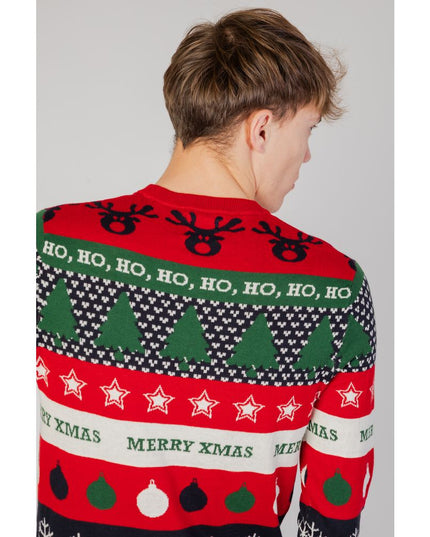 Only & Sons Red Cotton Sweatshirt