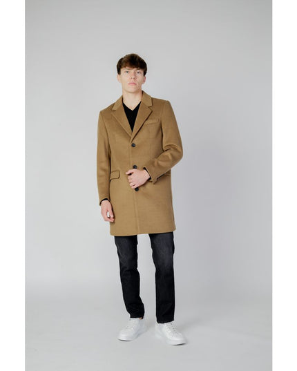 Antony Morato Beige Polyester Coat