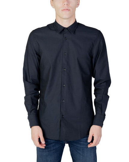 Antony Morato Blue Cotton Dress Shirt