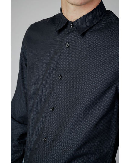 Antony Morato Blue Cotton Dress Shirt