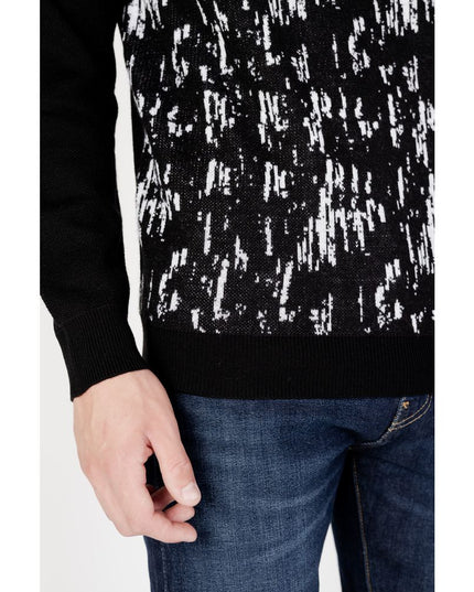 Antony Morato Black Wool Turtleneck