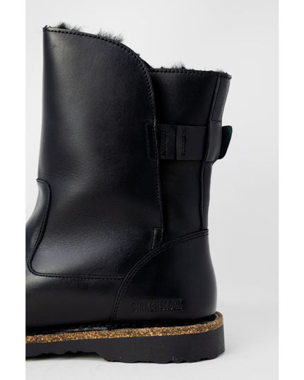 Birkenstock Black Leather Ankle Boots